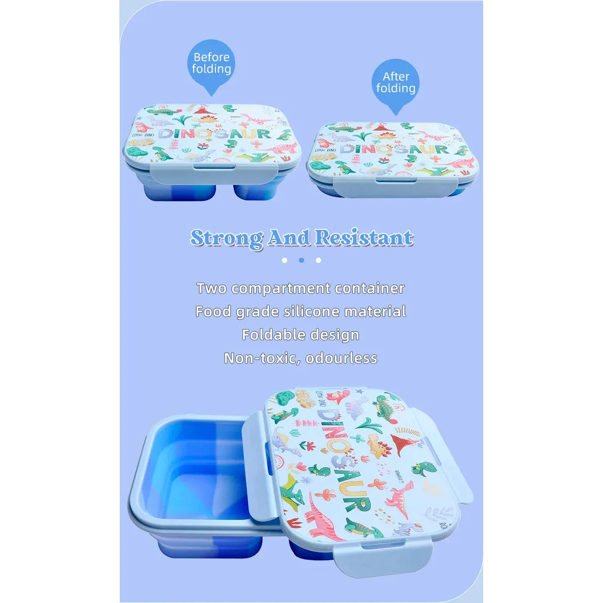 Nestisbox Silicon Einhyrninga