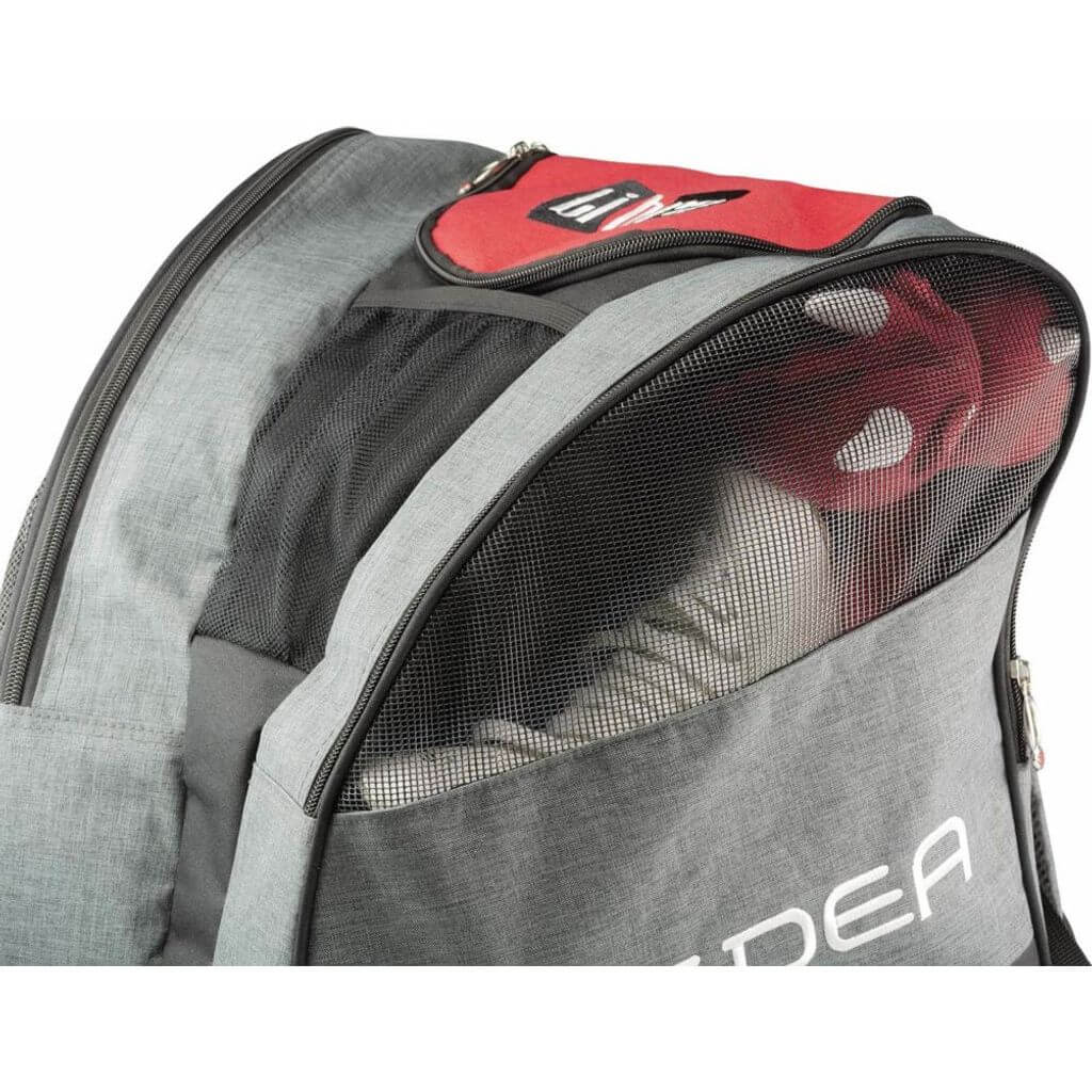 Edea LIBRA þriggjahólfa skautatöskur svört og rauð