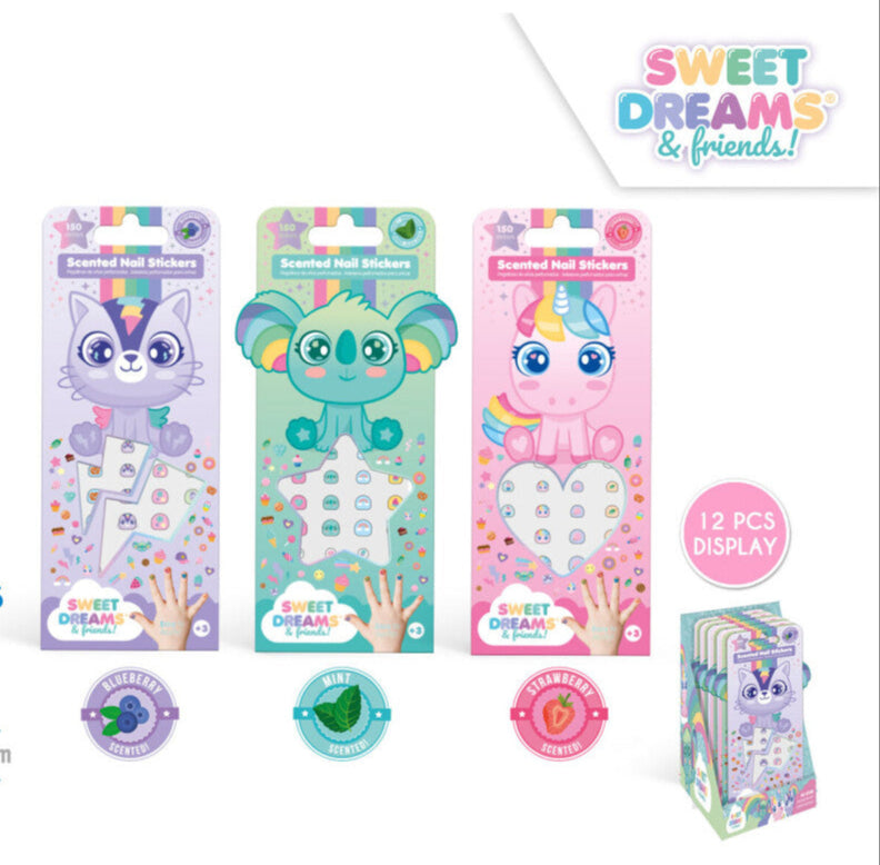 Sweet Dreams & Friends ilmandi naglalímmiðar sæt naglaskreyting