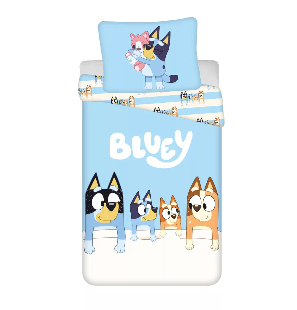Rúmföt - Bluey Fjölskyldan - 140x200 cm