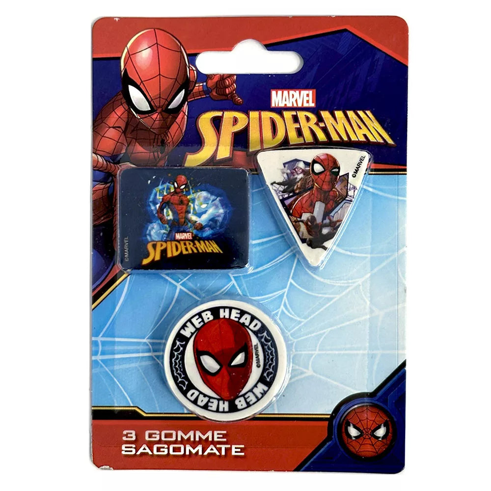 Strokleður - Spiderman 3 stk
