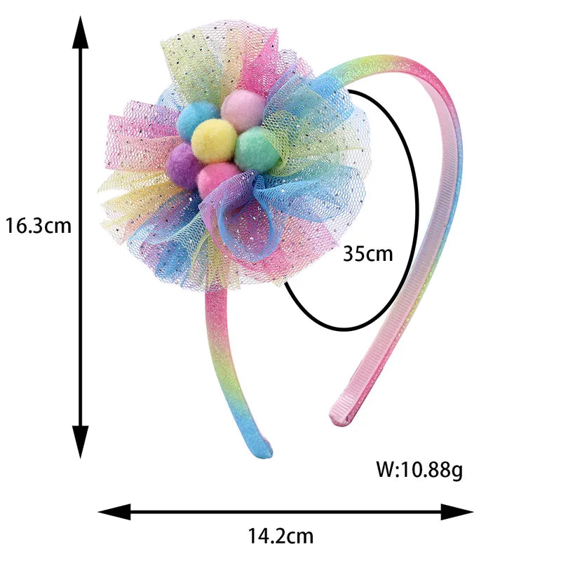 Háspöng  með dúskum og tjulli