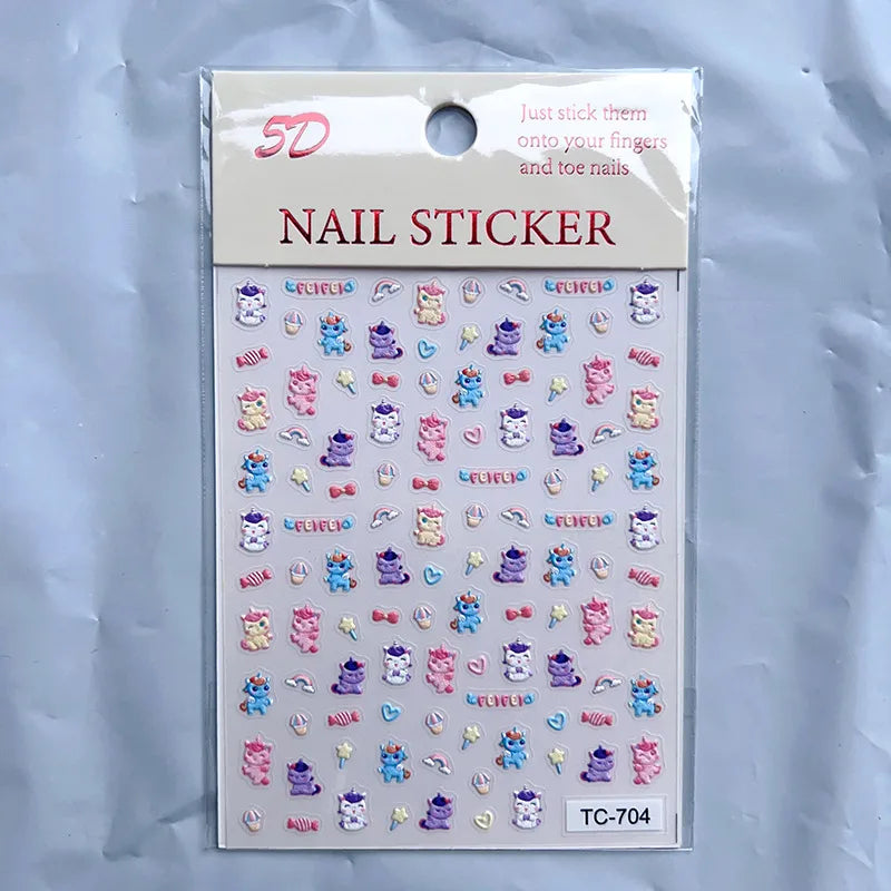 Naglalímmiðar Hallo Kitty og vinir ofl.