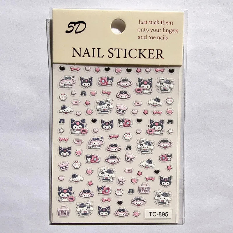 Naglalímmiðar Hallo Kitty og vinir ofl.