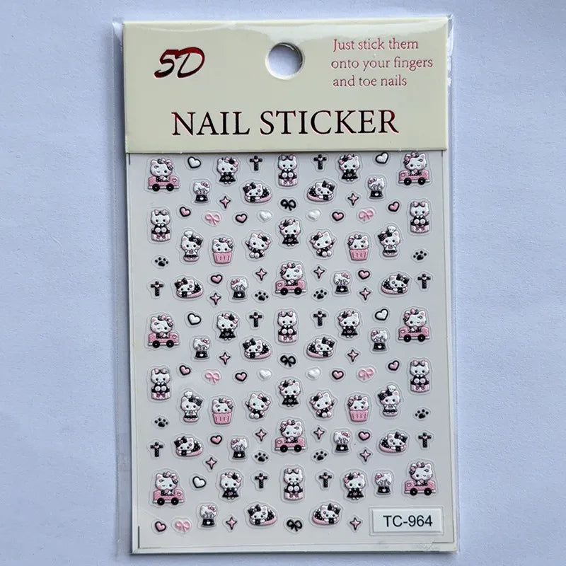 Naglalímmiðar Hallo Kitty og vinir ofl.