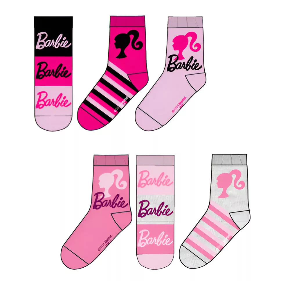 Sokkar Barbie 3 pör