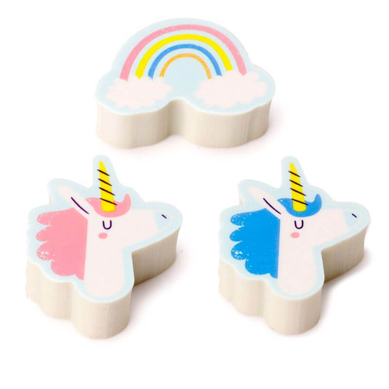 Einhyrninga Strokleður 3 stk.