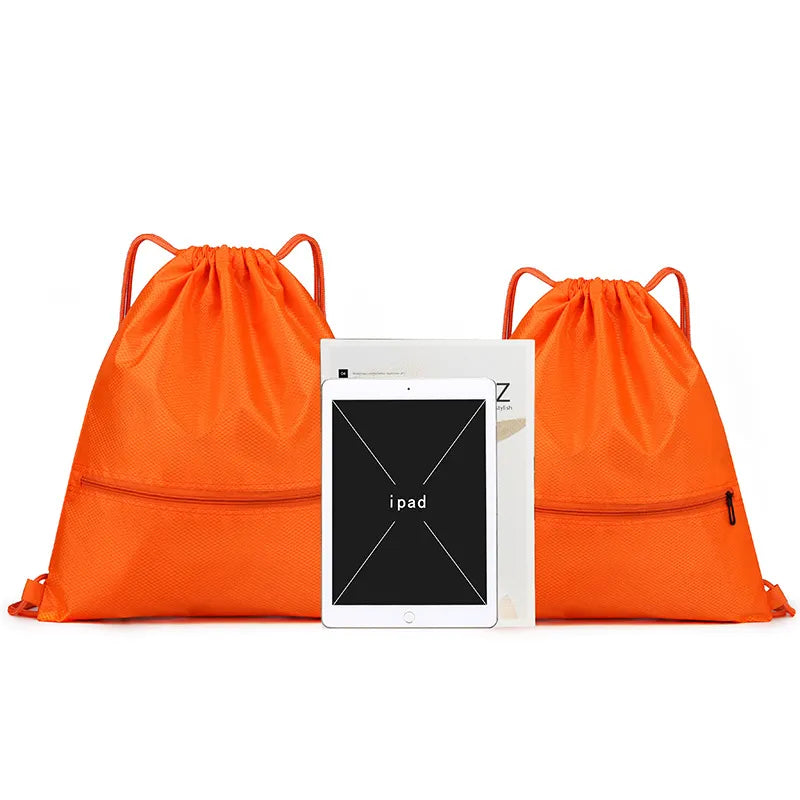 Léttur Íþróttapoki með Rennilásavasa | Pollyanna