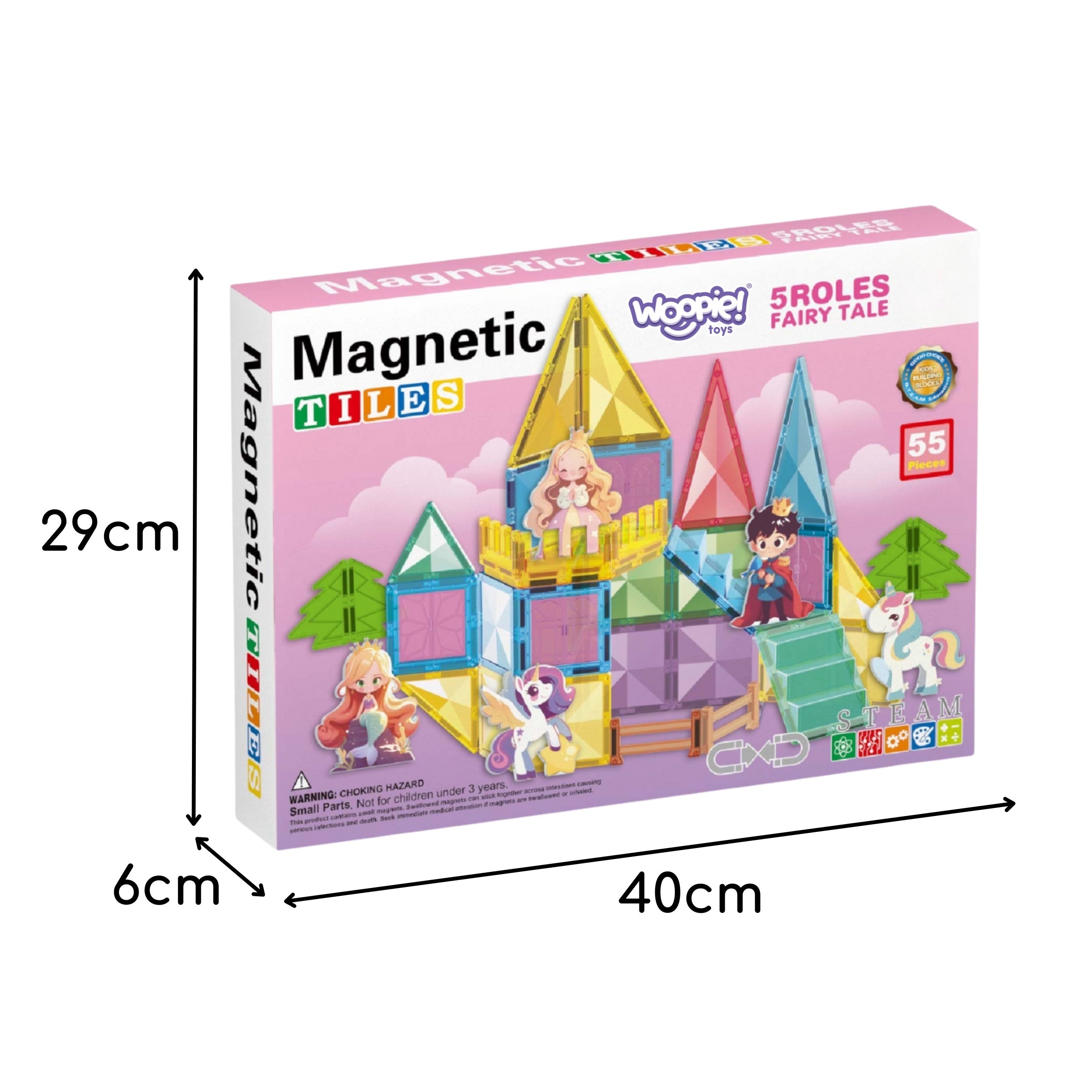 WOOPIE 3D Segulkubbar - Aeventyraland