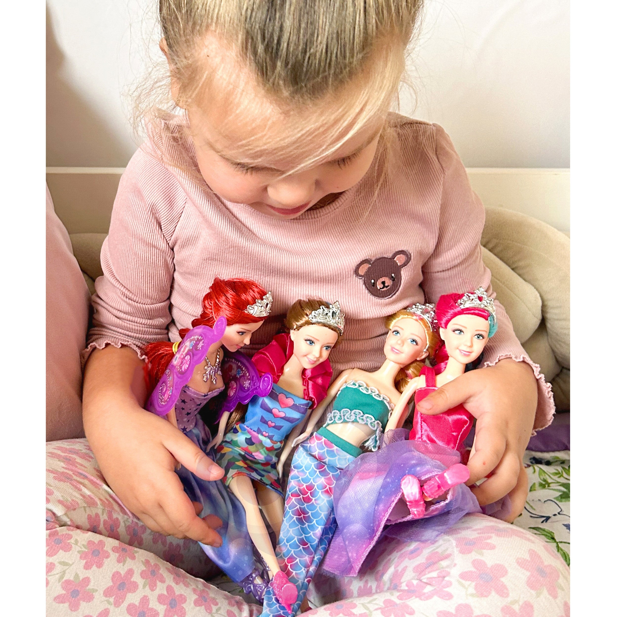 WOOPIE 4 Töfraprinsessur — 4-í-1 Dúkkubox með Fylgihlutum