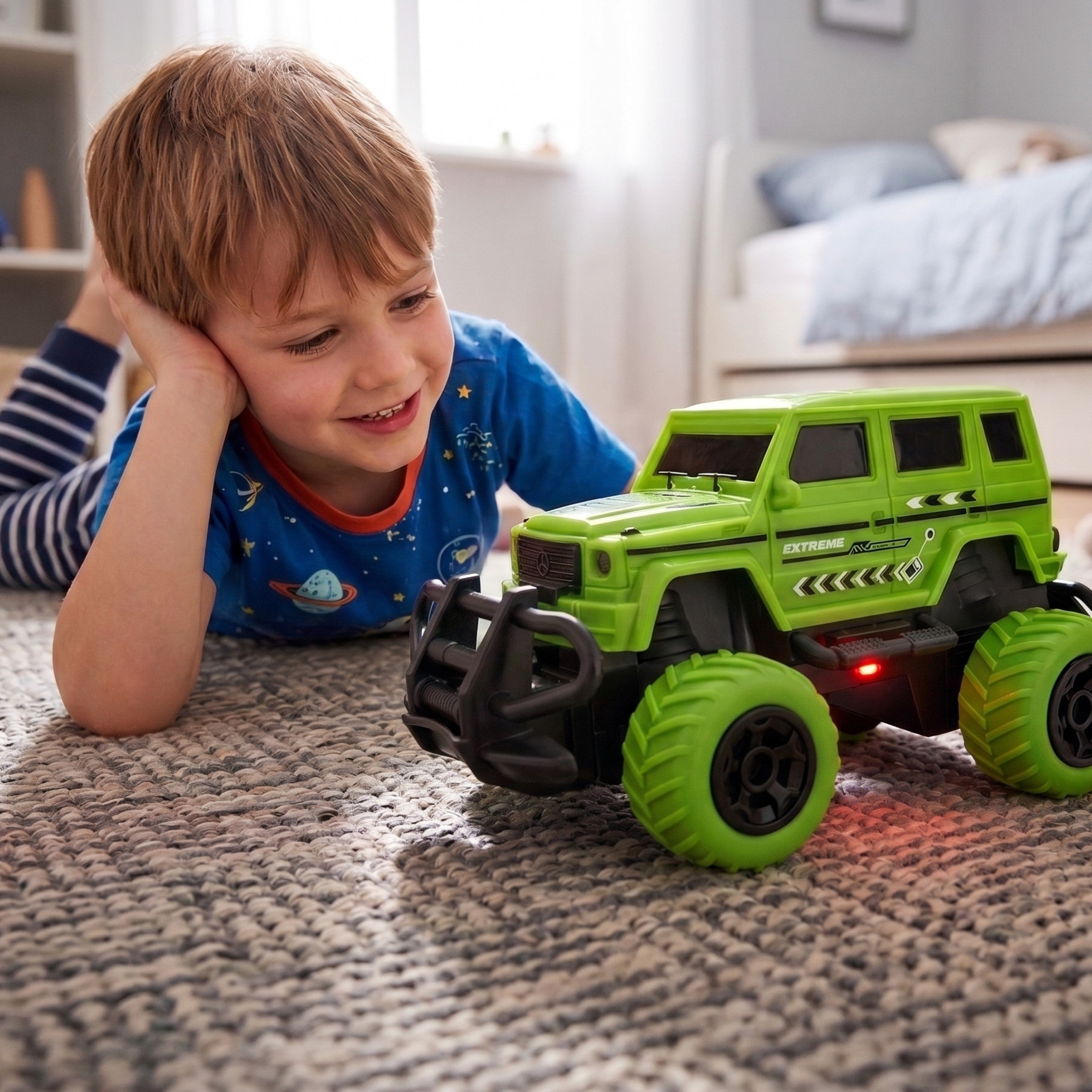 WOOPIE RC Jeppi — LED Fjarstýrður Torfærujeppi