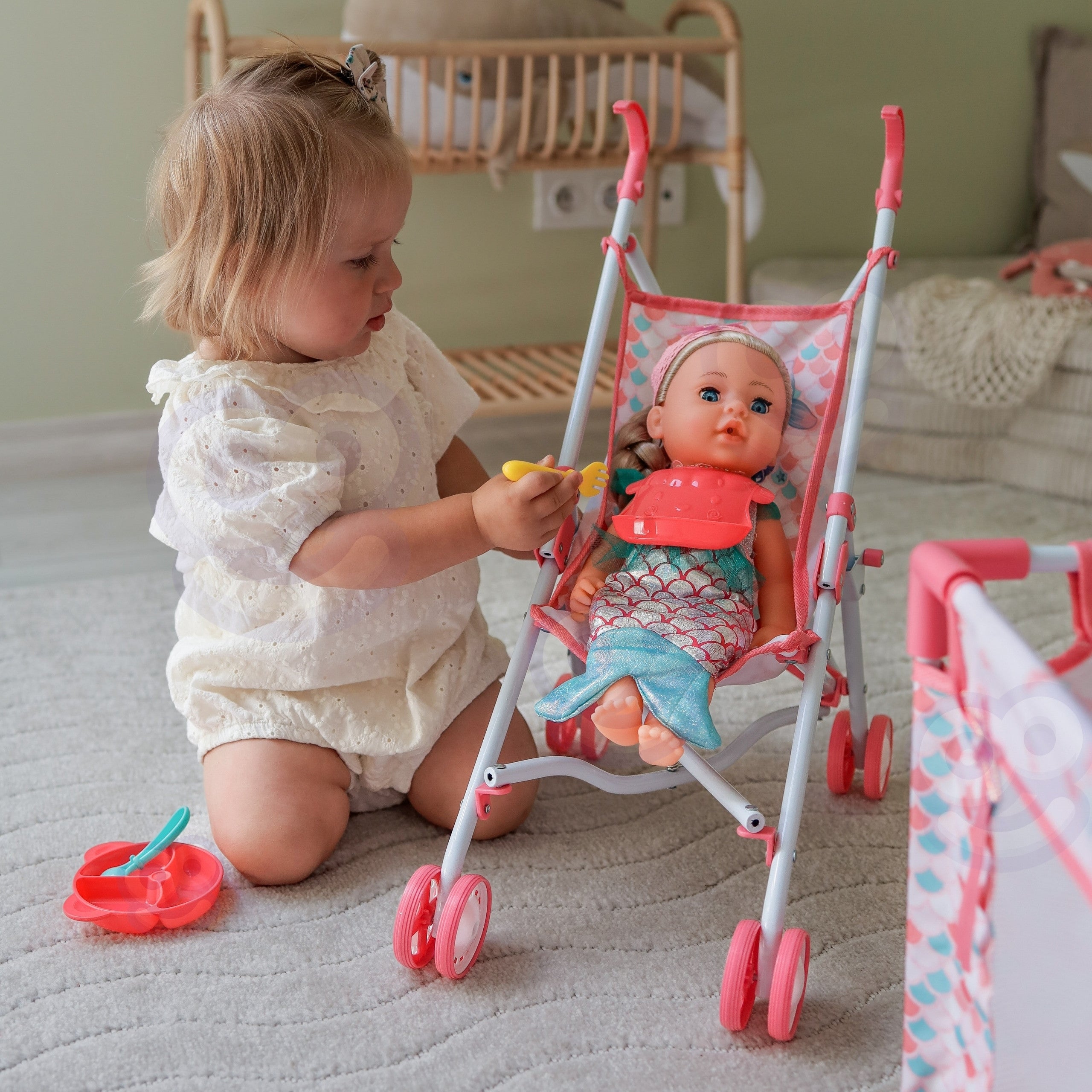 WOOPIE ROYAL Hafmeyjudúkka 36 cm