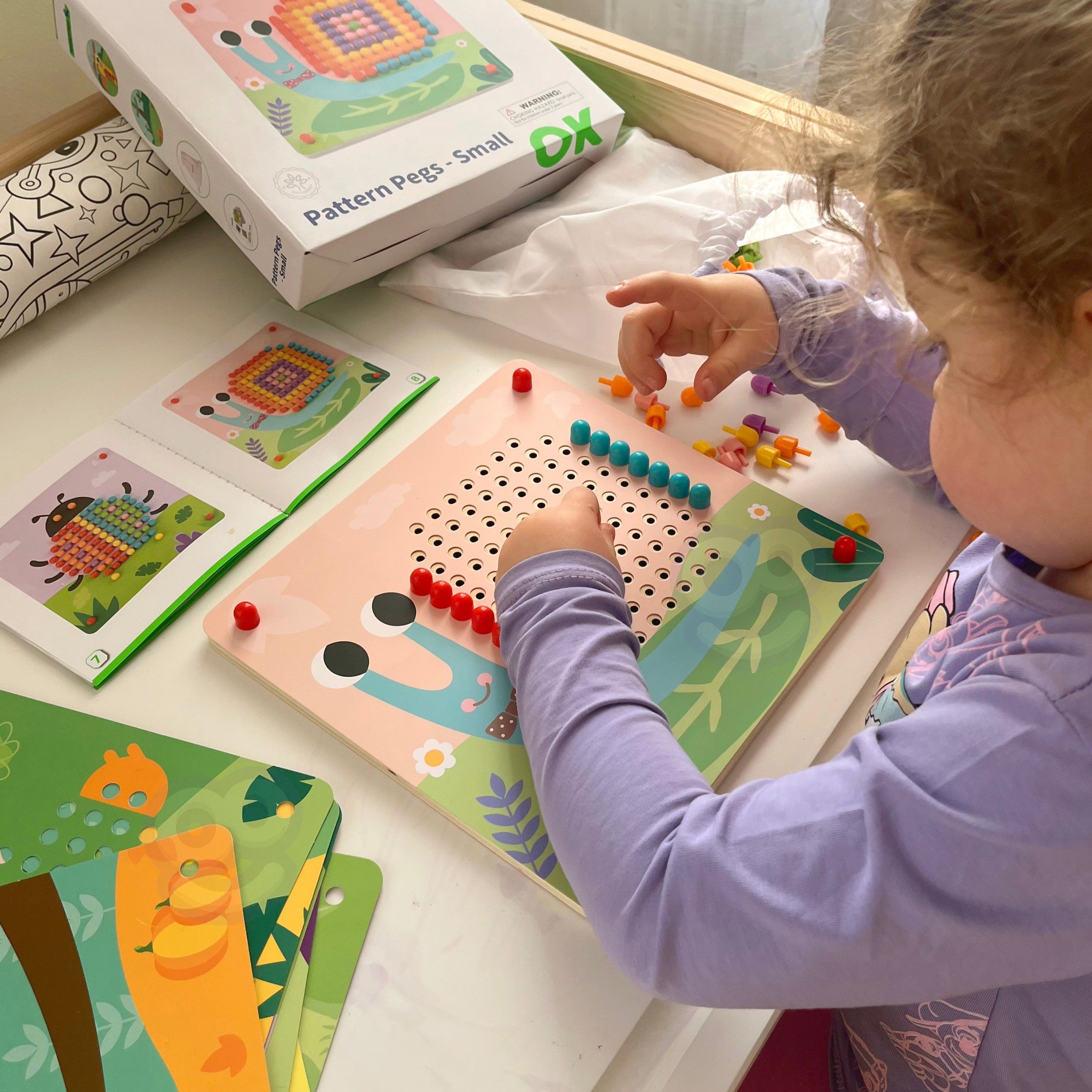 TOOKY TOY Púsl með Pinnum og Klifurkönglum