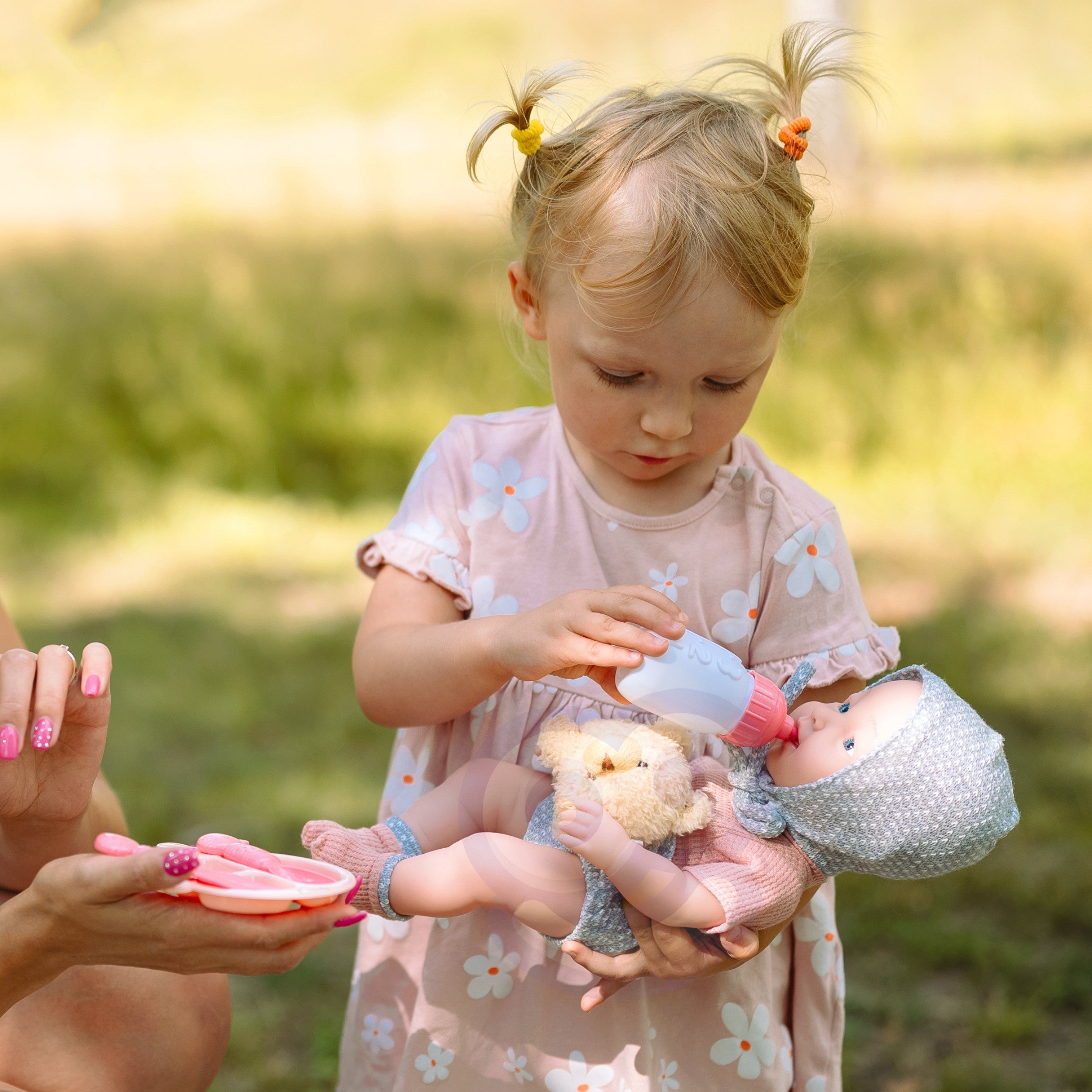 WOOPIE ROYAL Baby dúkka 36 cm — Í Bangsagalla með Aukahlutum