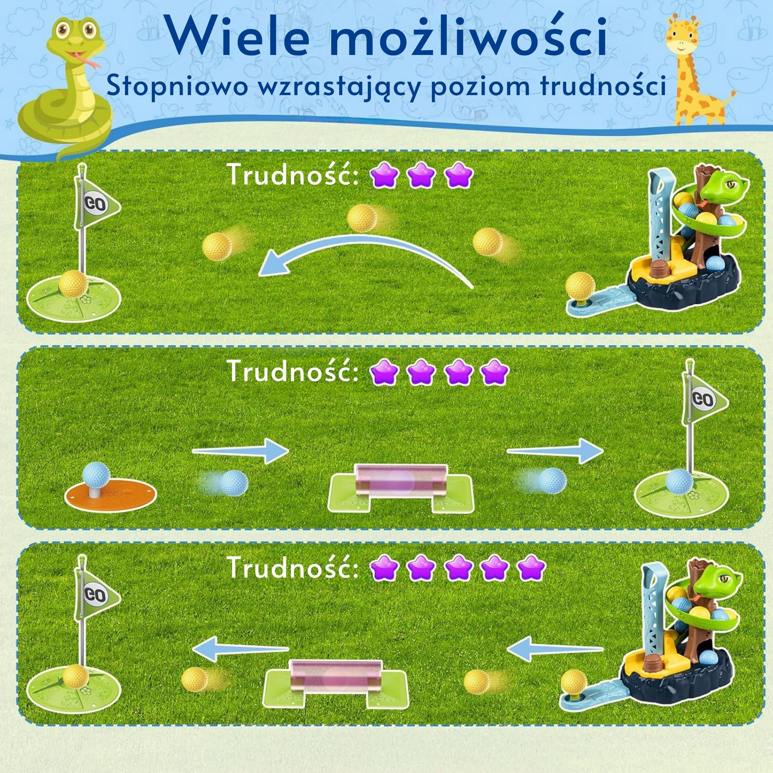 WOOPIE Mini Golf — SNAKE GOLF Spilakassaleikur