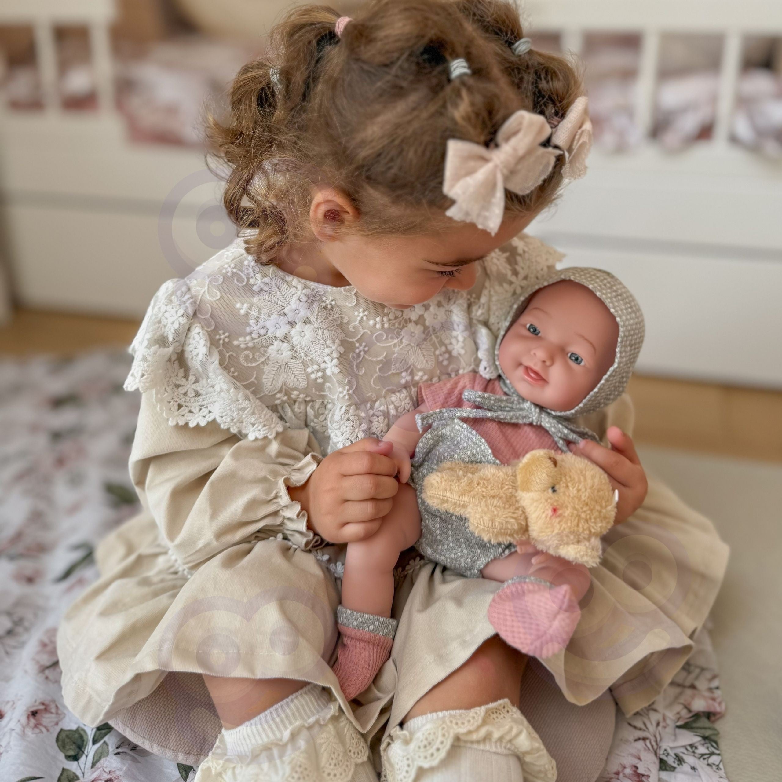 WOOPIE ROYAL Baby dúkka 36 cm — Í Bangsagalla með Aukahlutum