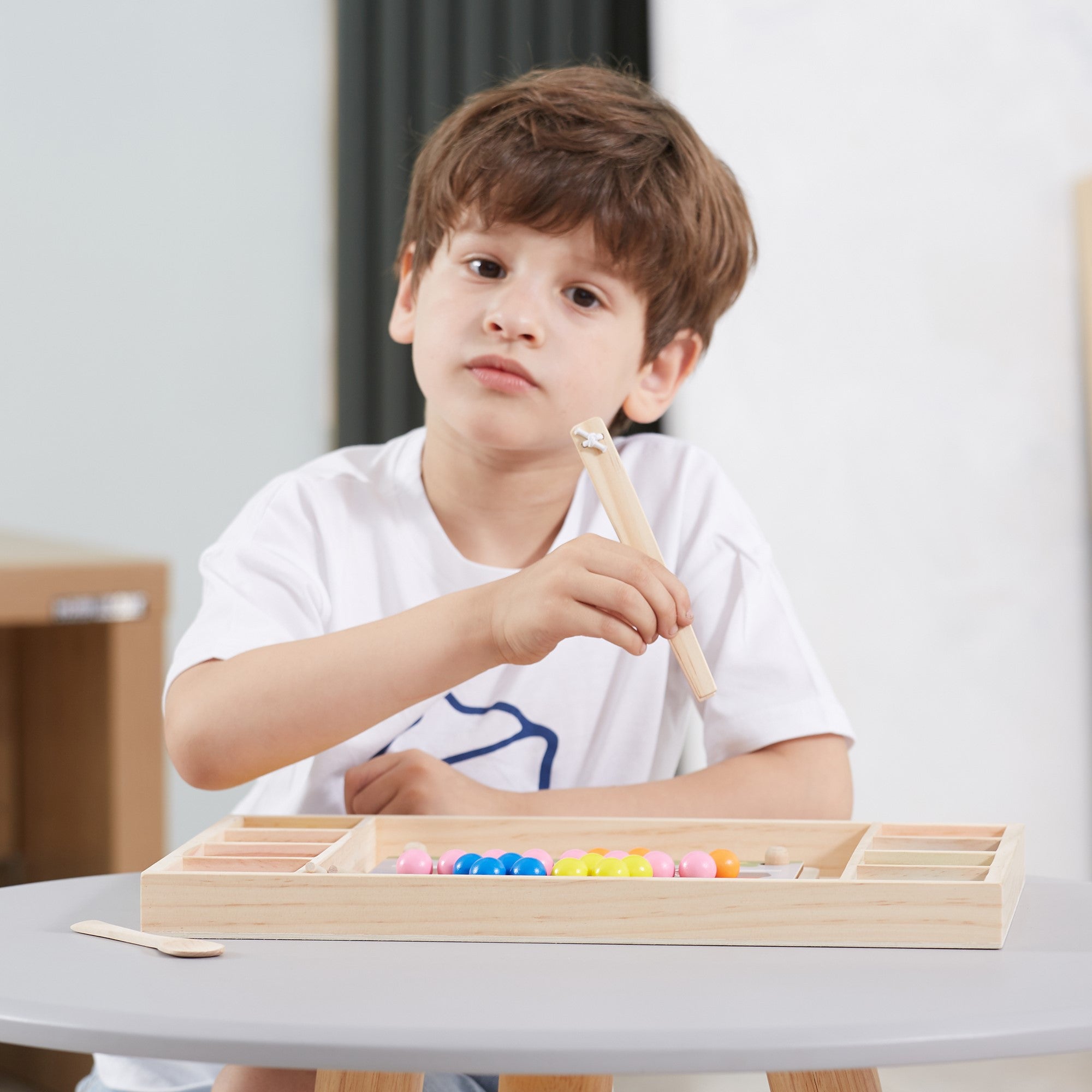 VIGA Viðar Kúluleikur — Gríptu og Paraðu Montessori