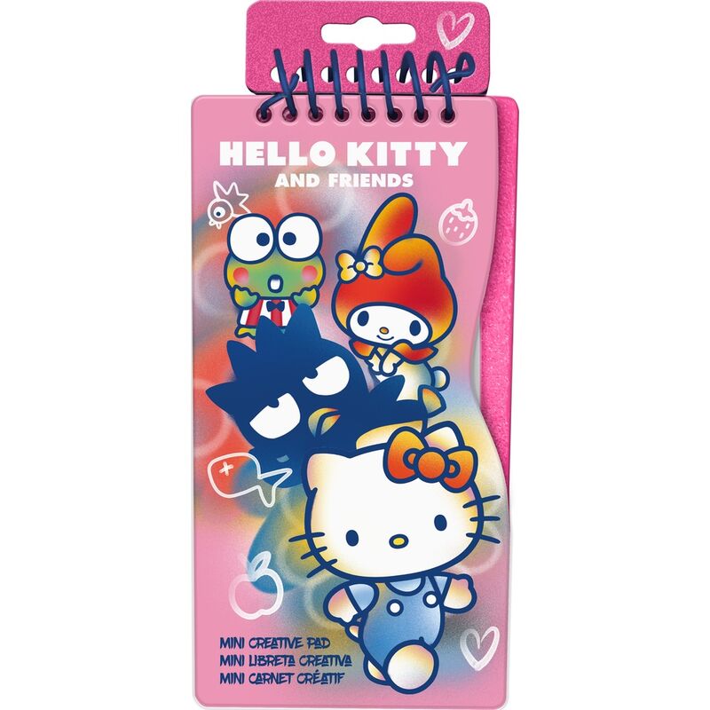 Mini sett - litabók og límmiðar - Hallo Kitty