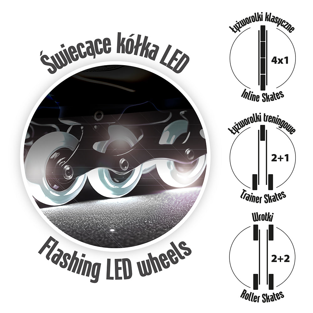 Línu/hjólaskautar - Spiderman - stækkanlegir