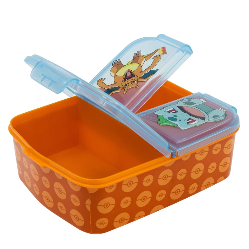Nestisbox  með þremur hólfum - Pokeman