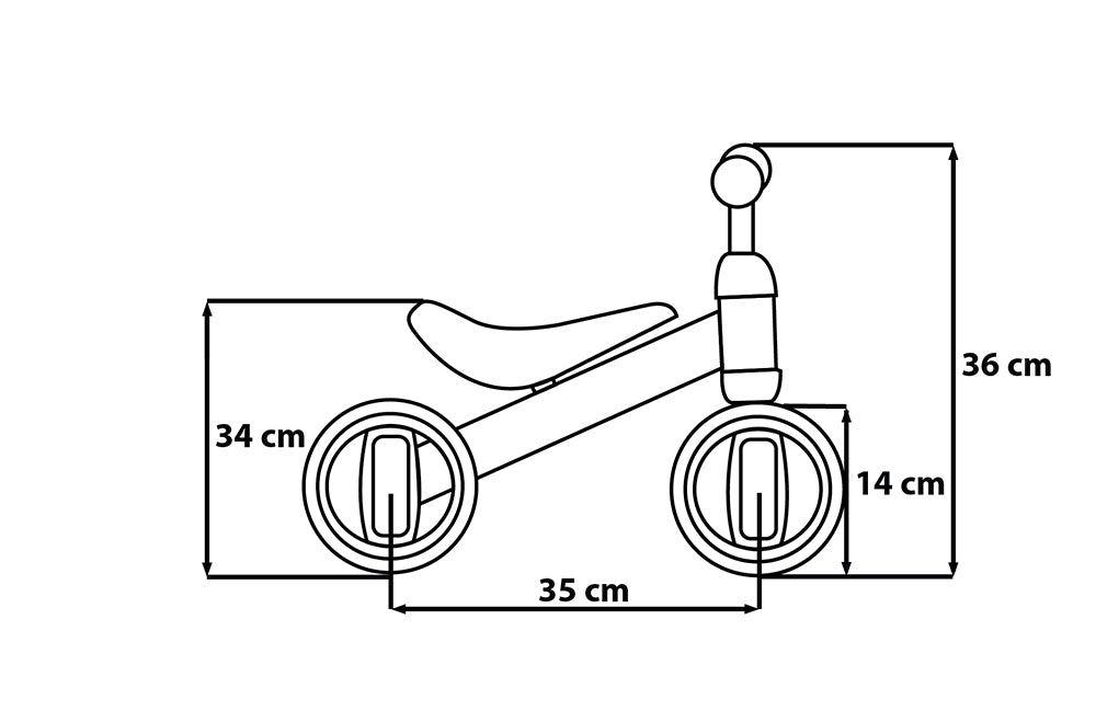 Spidey - Jafnvægishjól úr tré