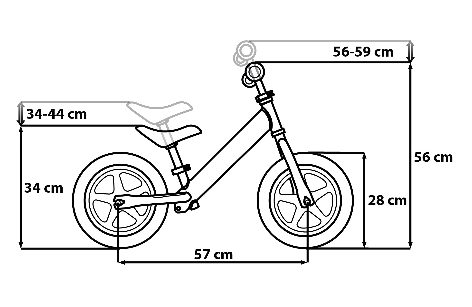 Hvolpasveitin Píla - Jafnvægishjól 2 hjól