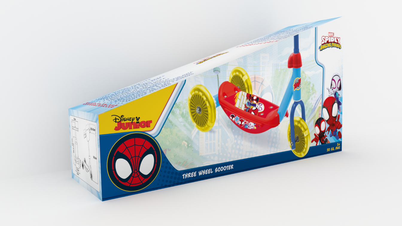 Hlaupahjól - 2 hjól aftan  - Spidey