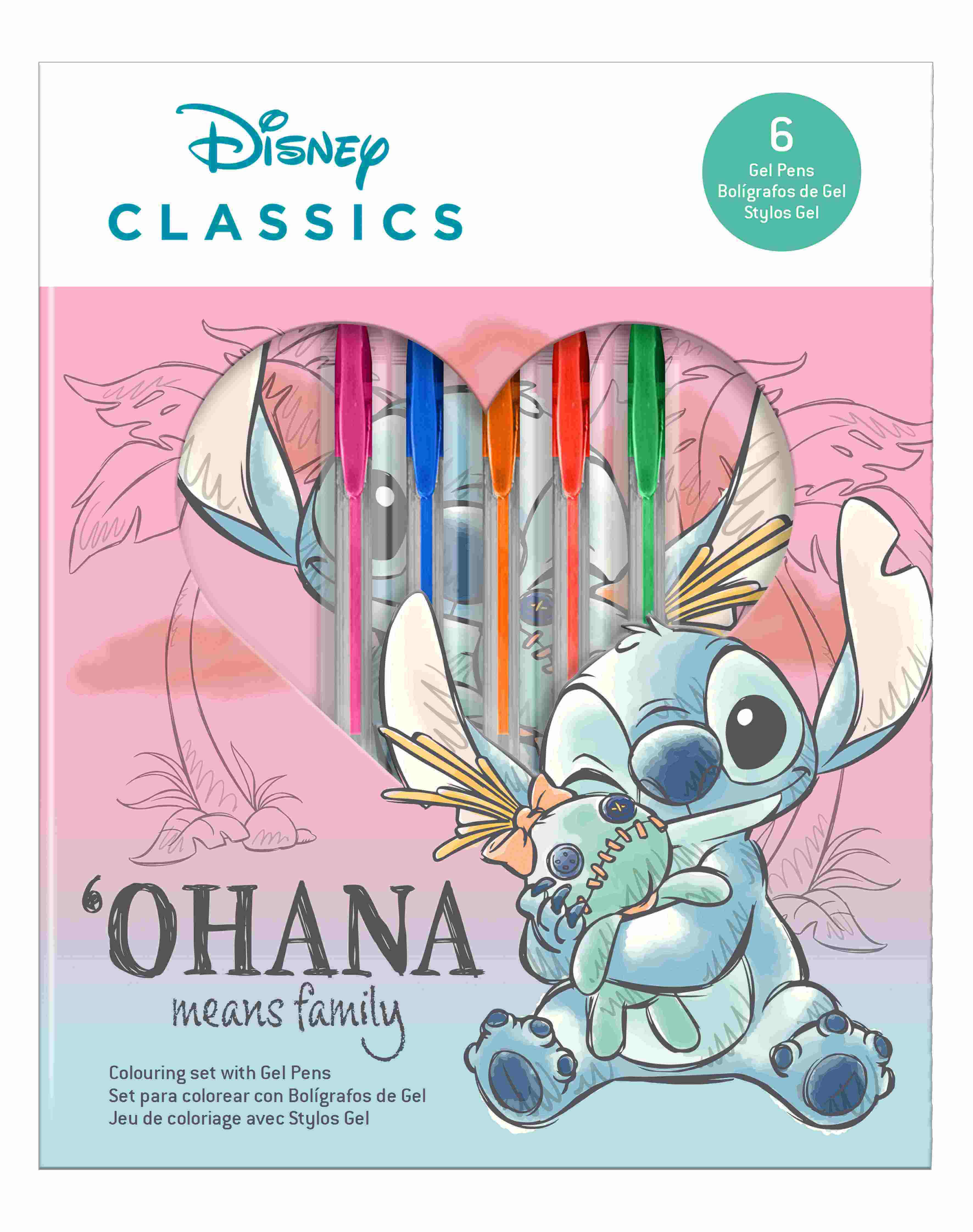 Litasett - litir og skrifblokk - Stitch