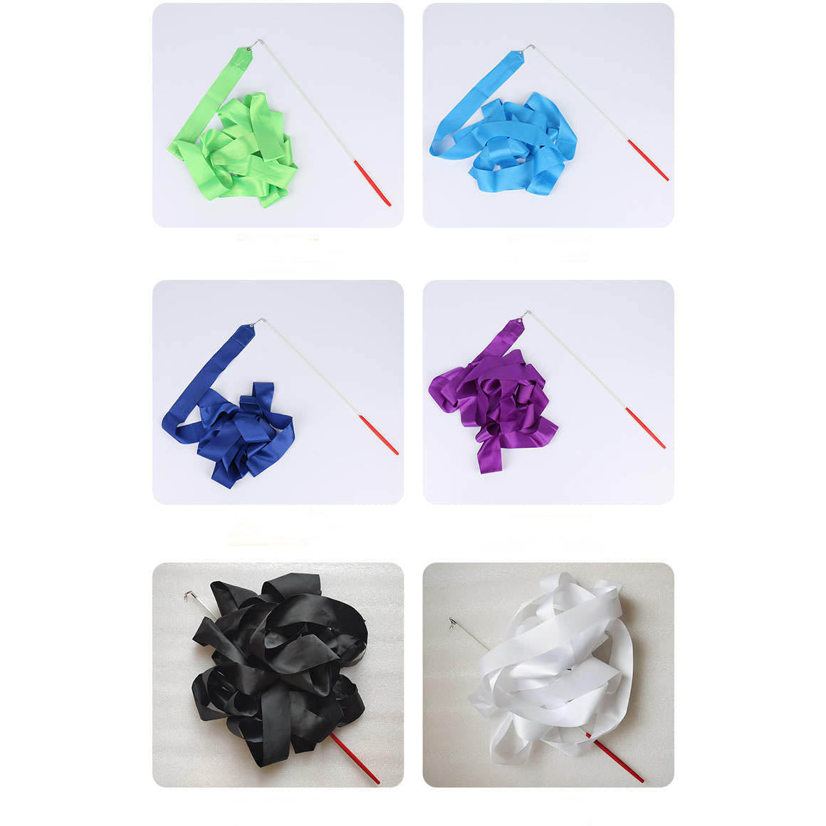 Fimleikaborðar ýmsir litir