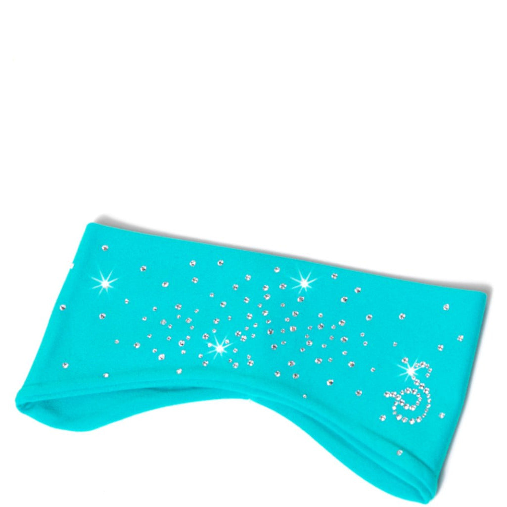 Eyrnaband með steinum - Dökkblátt