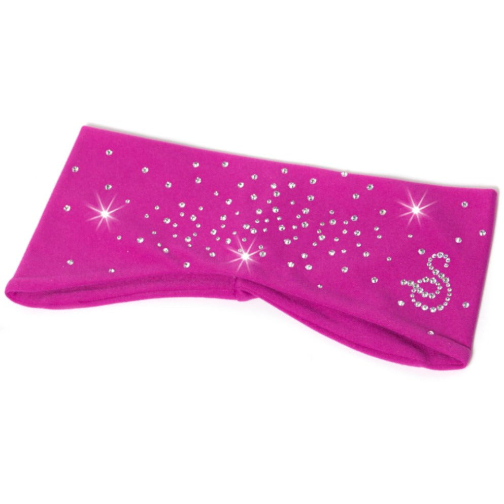 Eyrnaband með steinum - Dökkblátt