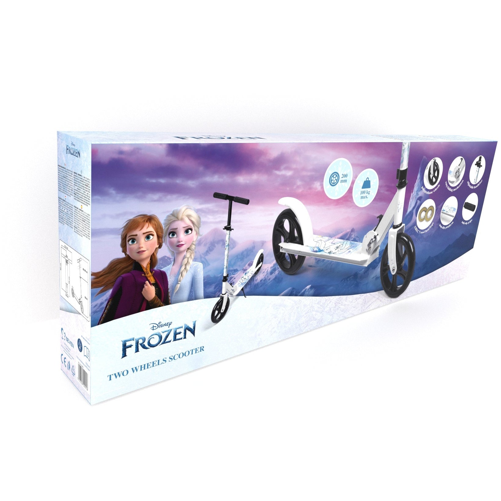 Hlaupahjól - 2 dekk 200mm Frozen