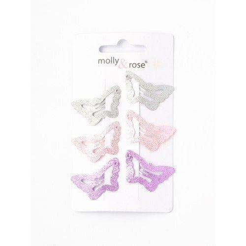 Spennur fiðrilda 6 stk