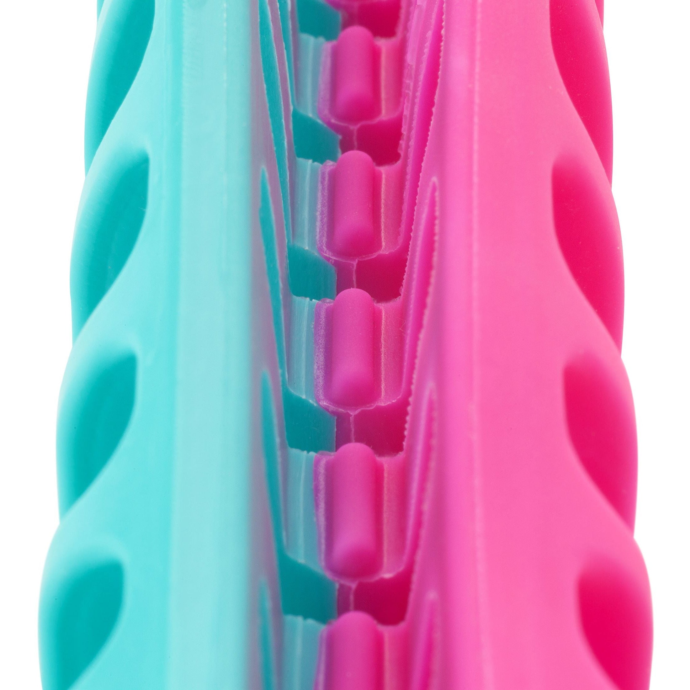 Edea skautahlífar - Bleikar og blágrænar - medium