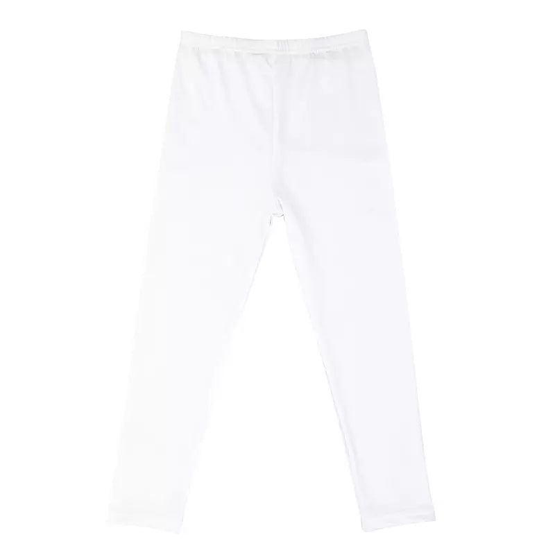 Leggings barna - hvítar