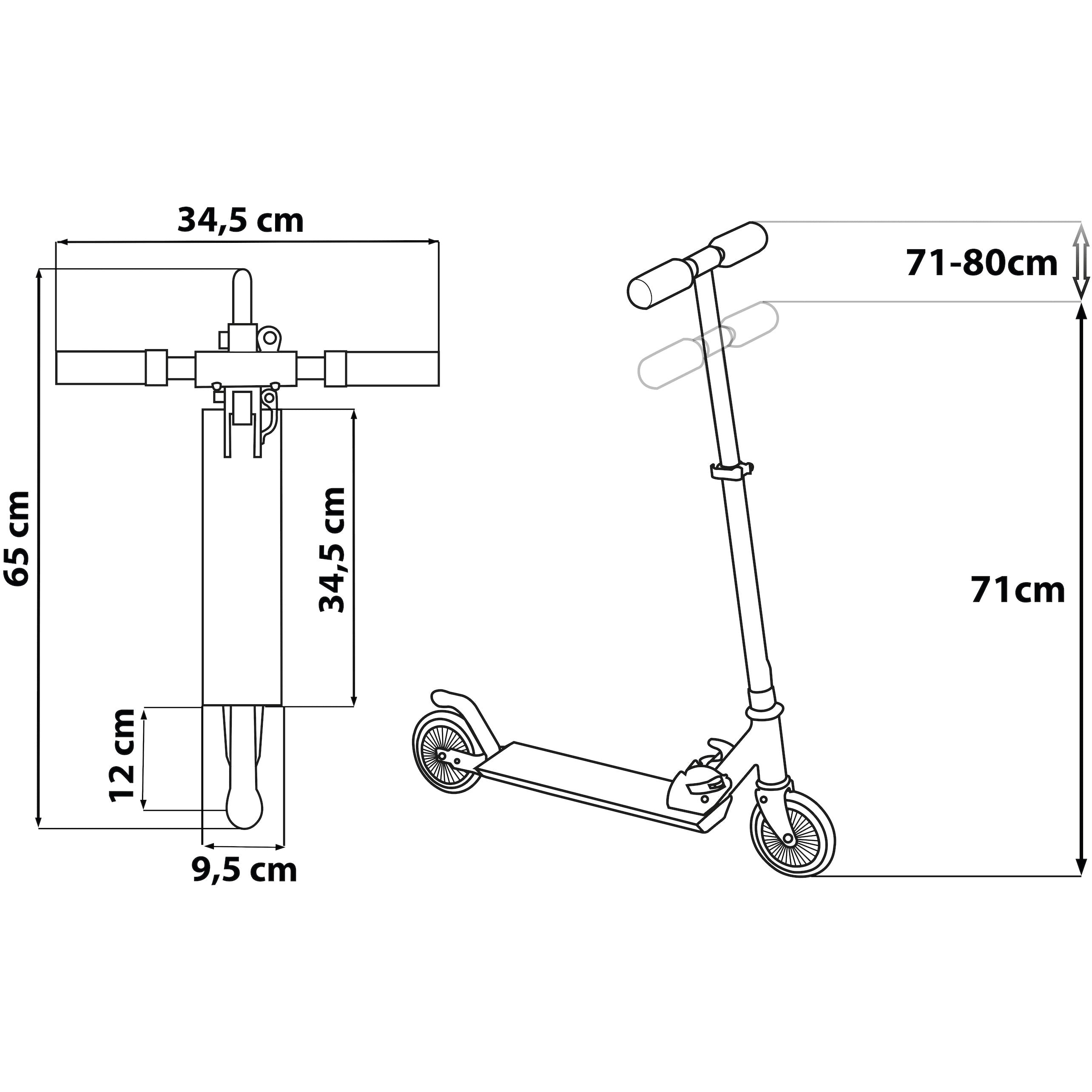Hlaupahjól - 2 dekk 120 mm Avengers