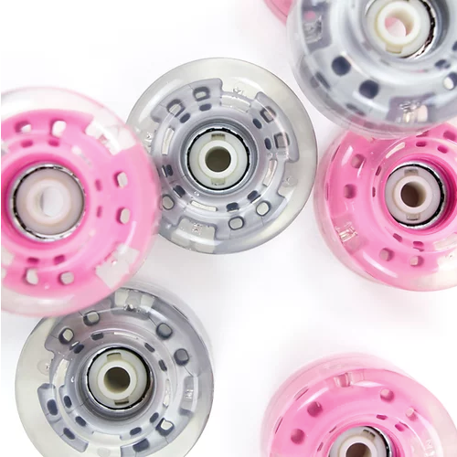 Hjólaskautadekk með ljósi grá