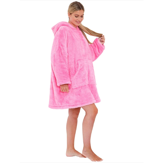 Kósýpeysa bleik fullorðins