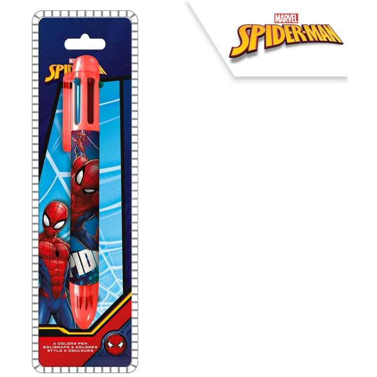 Penni með mörgum litum - Spiderman