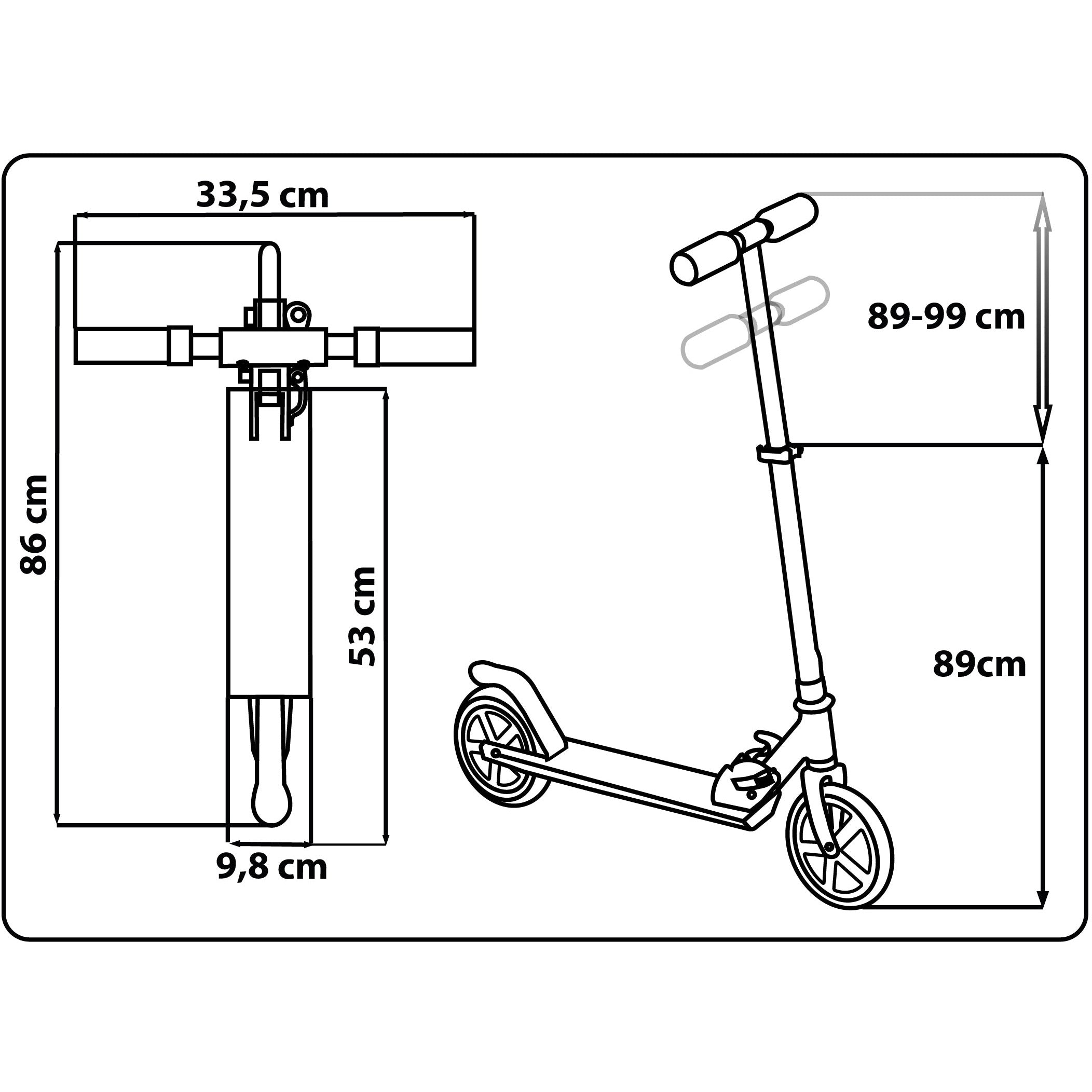 Hlaupahjól - 2 dekk 200mm Frozen