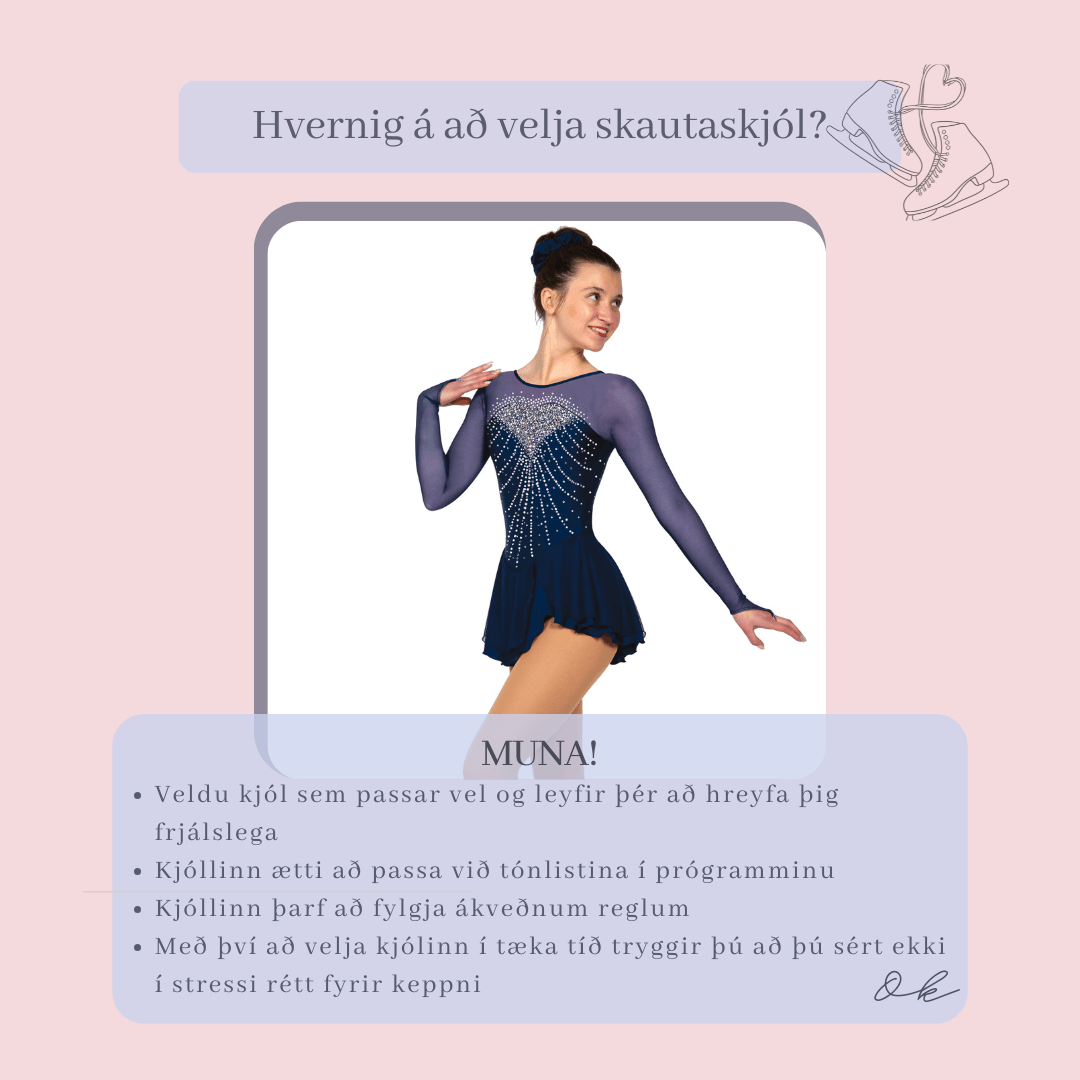 Að finna rétta skautakjólinn