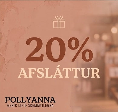 Vörur með 20% afslætti