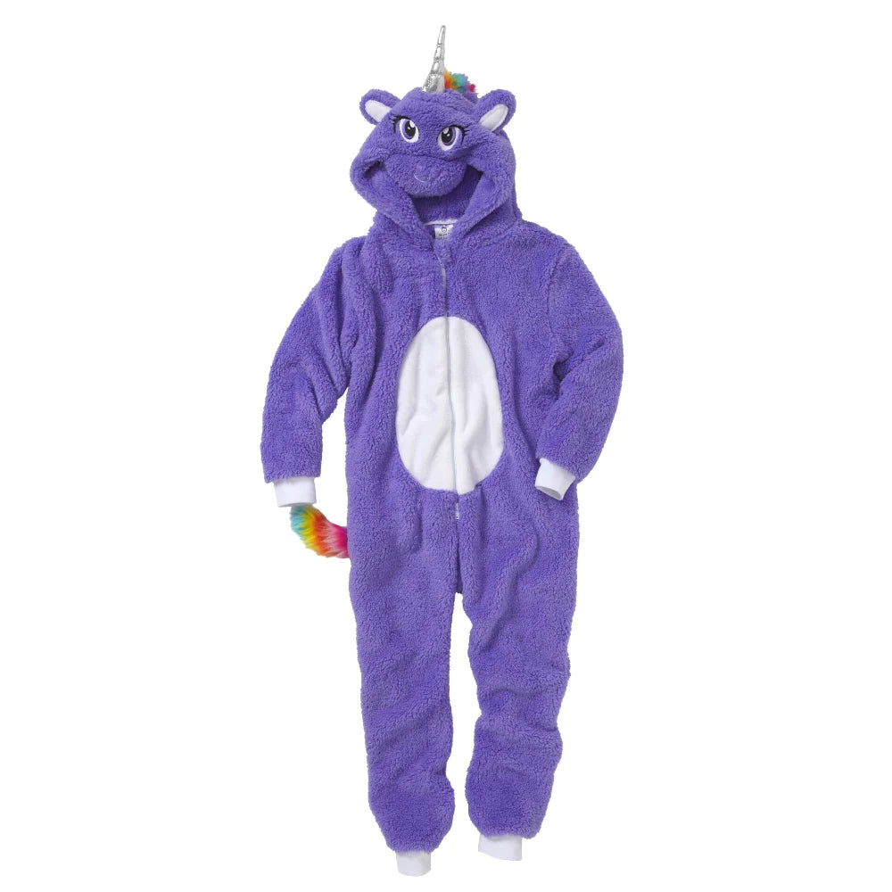 Kósýgalli Einhyrninga Purple glitter Rainbow