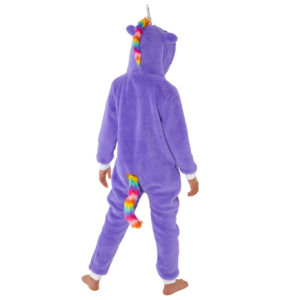 Kósýgalli Einhyrninga Purple glitter Rainbow