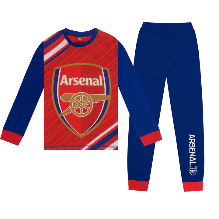 Arsenal – Náttföt barna (löng) – Rauð/dökkblá – mynd 7