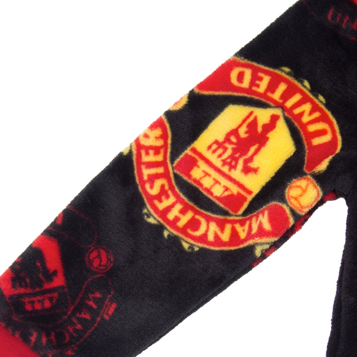 Manchester United – Kósýgalli barna – Svartur – mynd 3