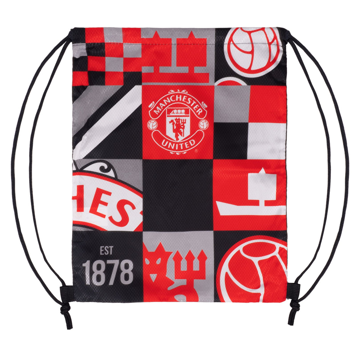 Manchester United – Íþróttapoki – Svartur – mynd 2