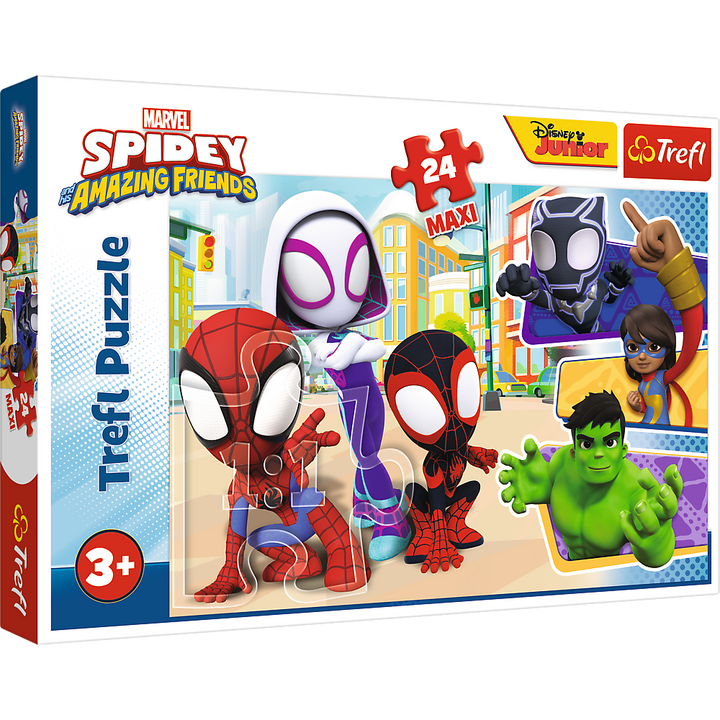 Púsluspil -  Spidey amazing Friends 24 púsl