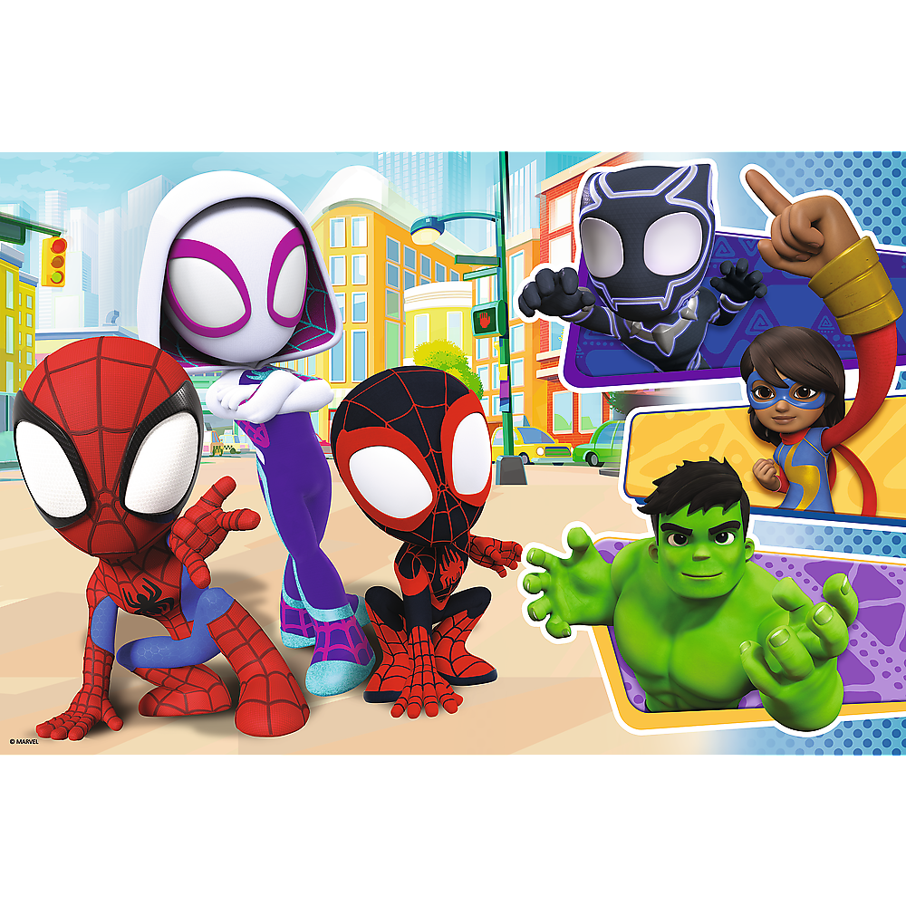 Púsluspil -  Spidey amazing Friends 24 púsl