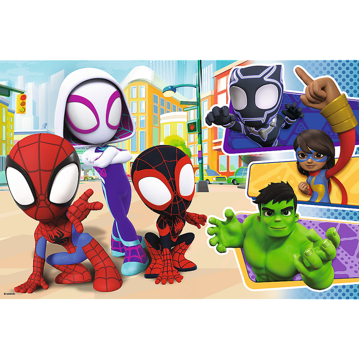 Púsluspil -  Spidey amazing Friends 24 púsl